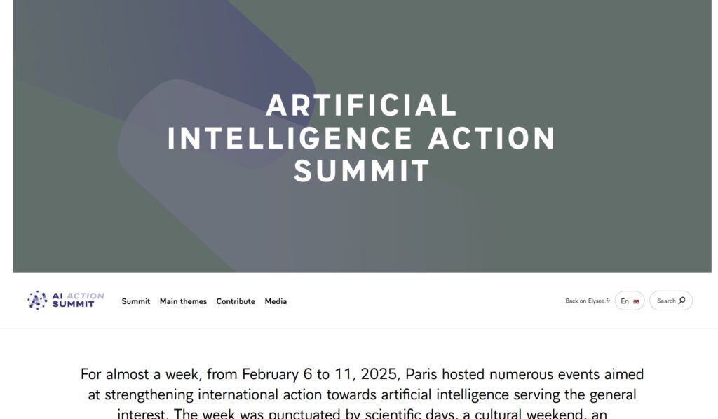 ARTIFICIAL INTELLINGENCE ACTION SUMMIT